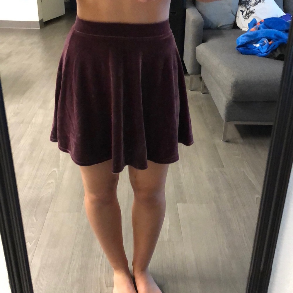 Velvet skirt
